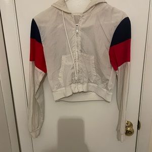 Brandy cropped zip up